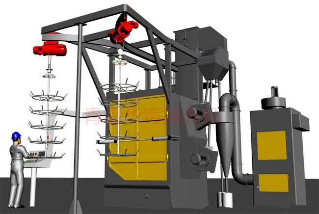 吊鉤式拋丸機(jī) 吊鉤式拋丸機(jī)